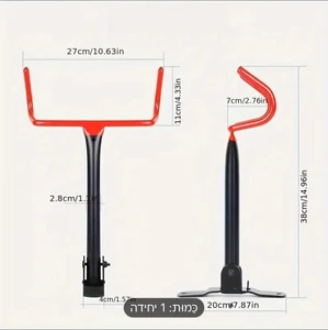 מתקן תליה לאופניים שתי ווים 1014